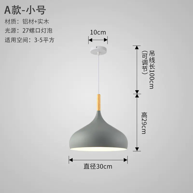 Nordic Style Vintage Restaurant Pendant Light Fixture