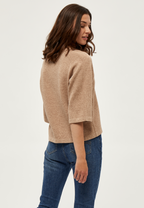 PCRosalia Strik Pullover - Sand