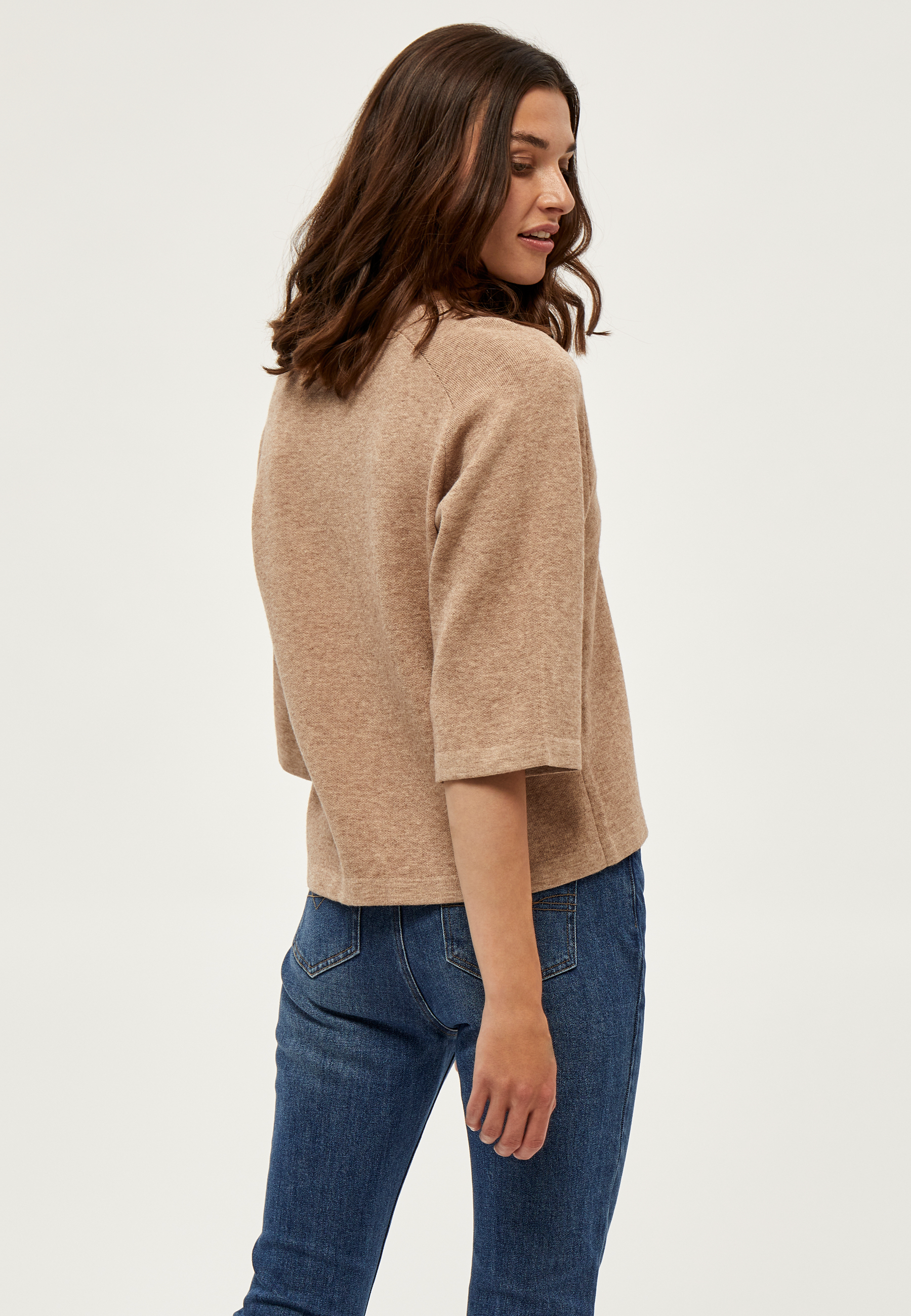 PCRosalia Strik Pullover - Sand