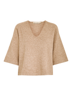 PCRosalia Strik Pullover - Sand