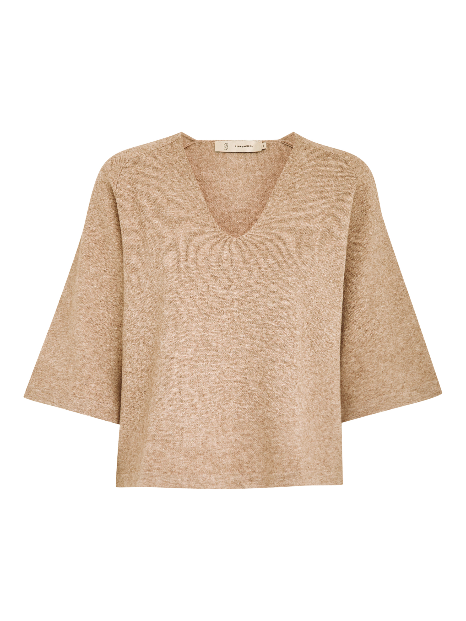 PCRosalia Strik Pullover - Sand