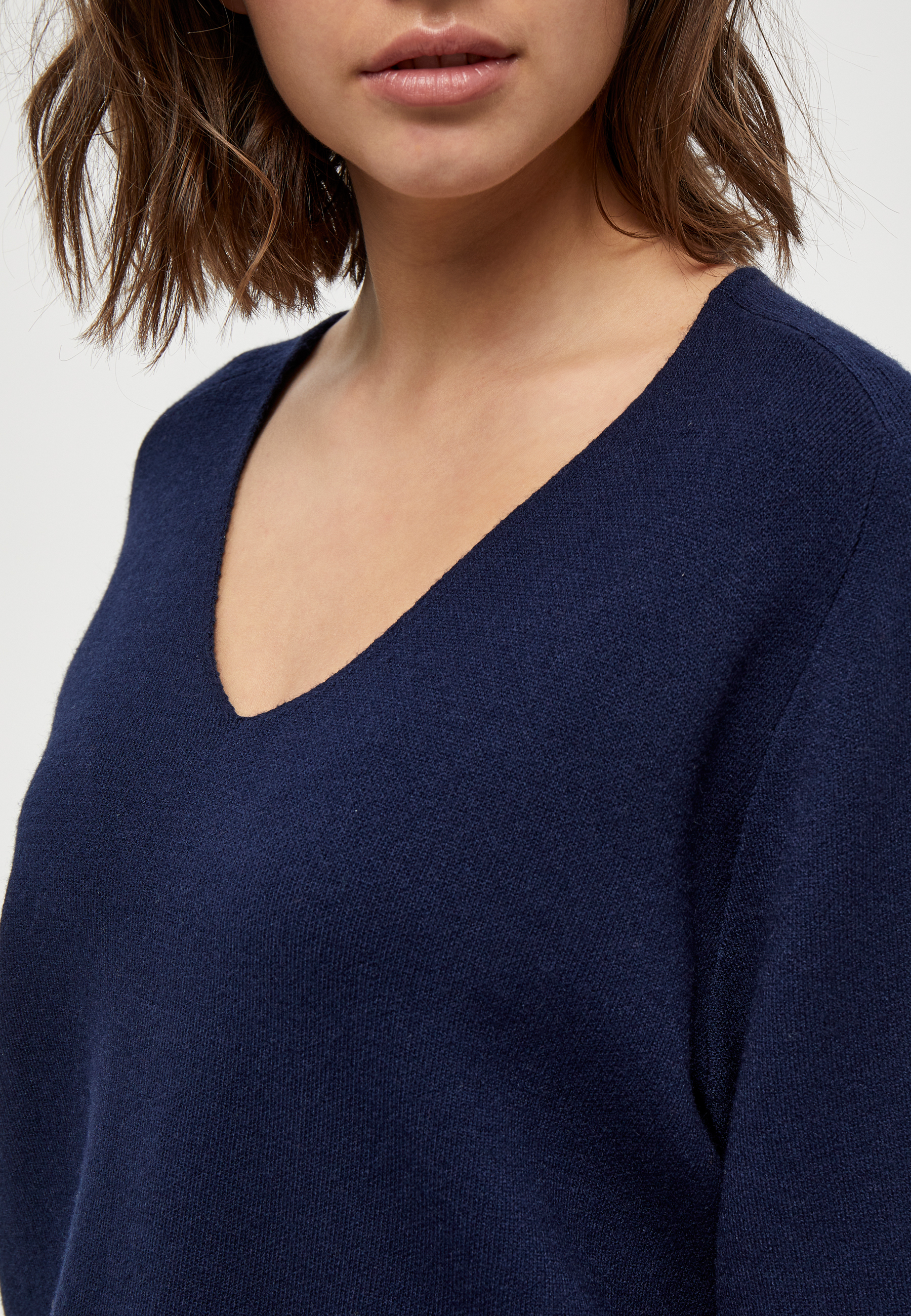 PCRosalia Strik Pullover - Navy