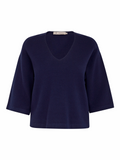 PCRosalia Strik Pullover - Navy