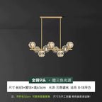 Modern Nordic Crystal Copper Dining Pendant Light