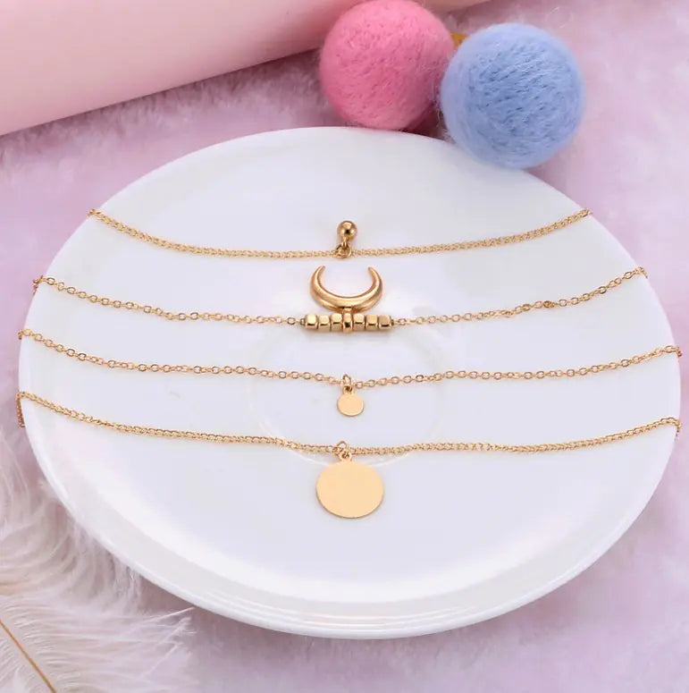 Vintage Ethnic Style Multi-Layer Necklace for Women