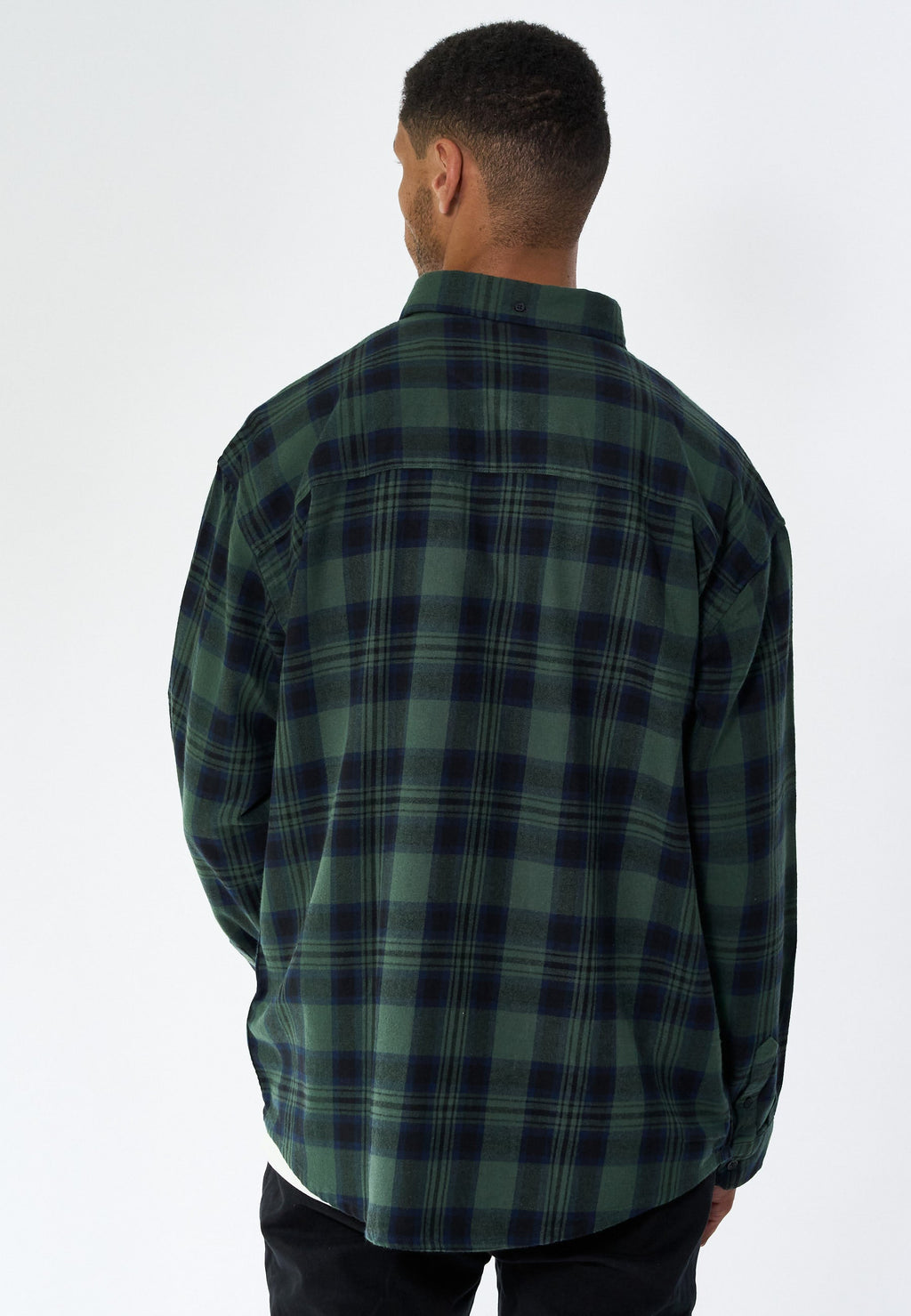 Shirt flanel Check - Mallard Green