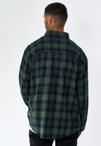 Shirt flanel Check - Mallard Green