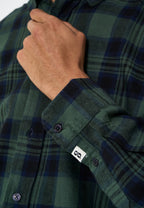 Shirt flanel Check - Mallard Green