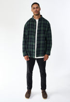 Shirt flanel Check - Mallard Green
