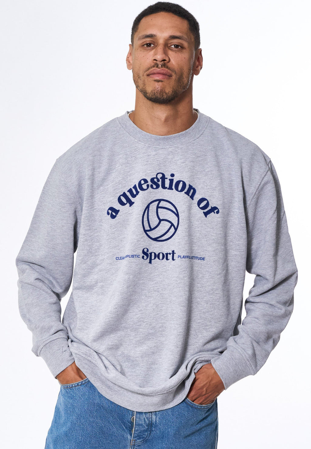 Sweat Flock - Grey Melange