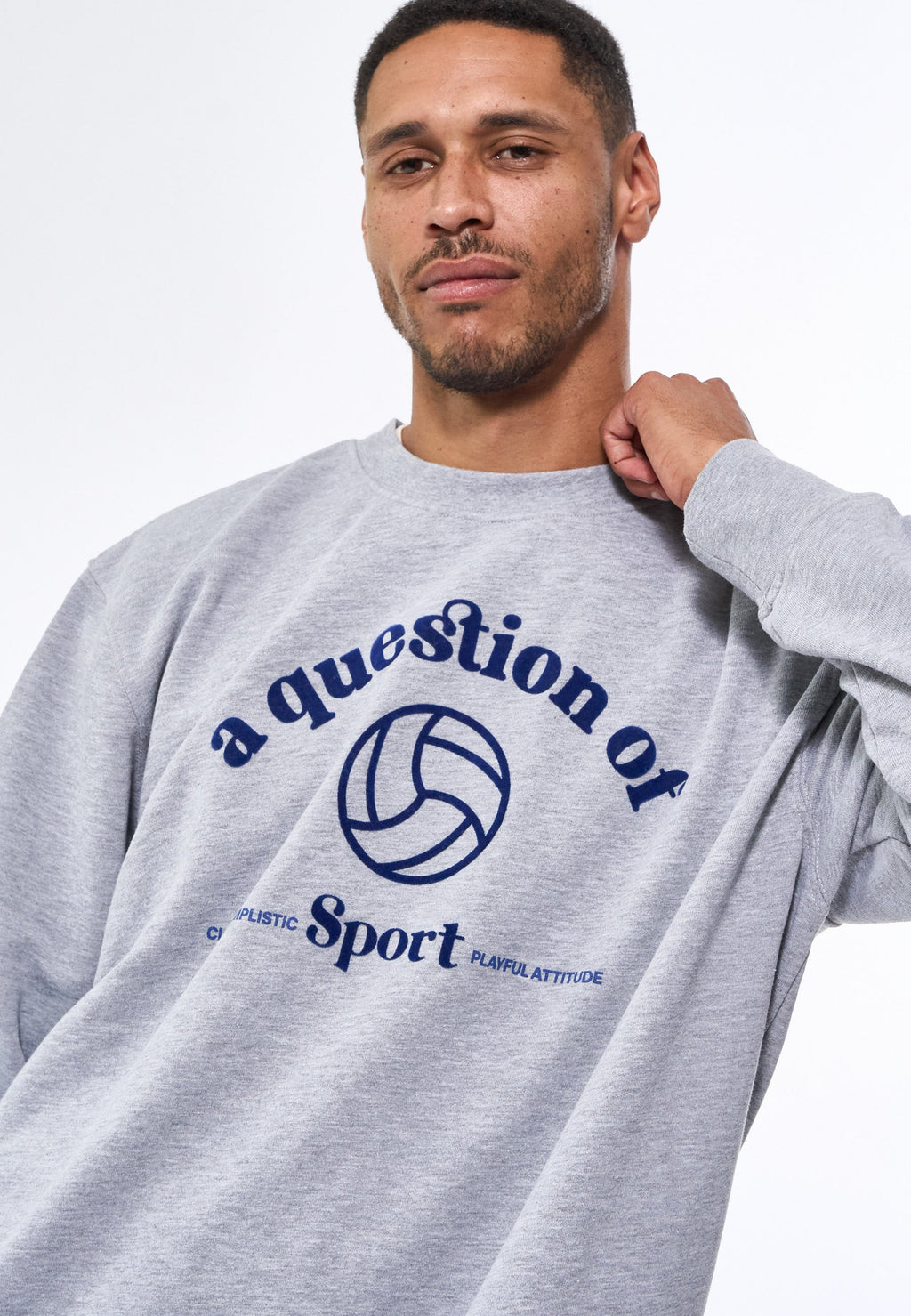 Sweat Flock - Grey Melange