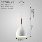 Nordic Style Vintage Restaurant Pendant Light Fixture