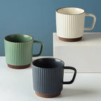 Japanese Retro Ceramic Coffee Mug - Nordic Style