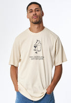 Tee Print Emb - Angora