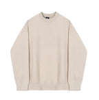 Wind-Padded Long-Sleeve Pullover Sweater