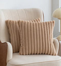 Nordic Faux Rabbit Fur Drawstring Pillowcase