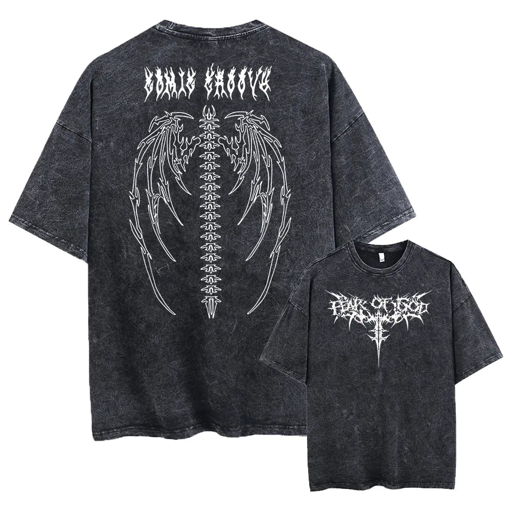Men's Oversized Vintage Graphic T-Shirt