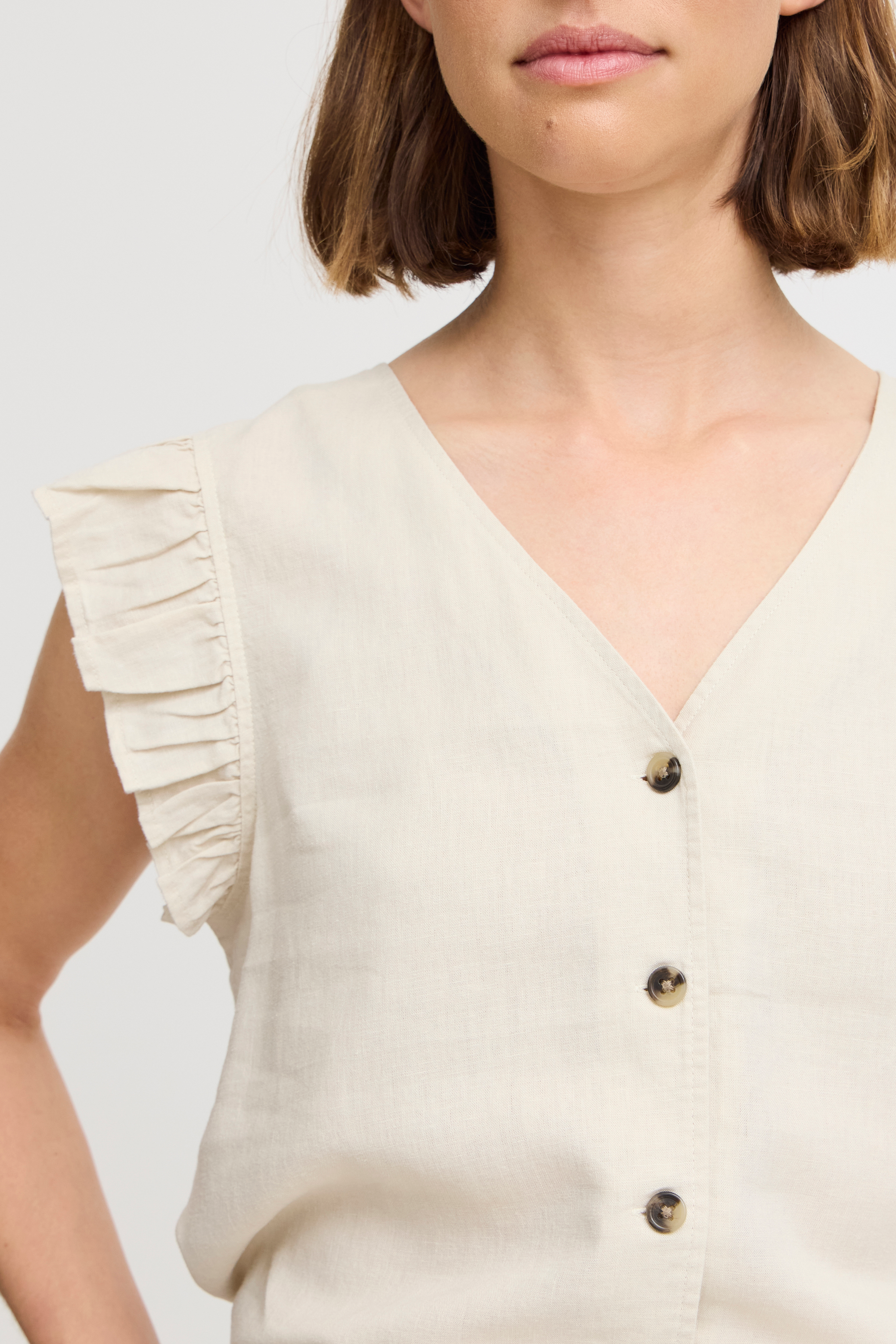 BYFalakka Ruffle Skjorte