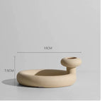 Nordic Light Luxury Ins Small Ceramic Vase