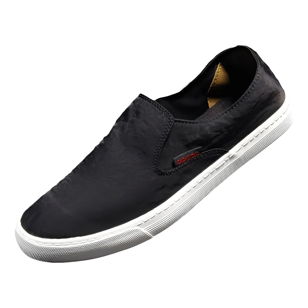Åndbare og lette slip-on sko til mænd i canvas