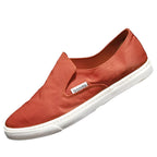 Åndbare og lette slip-on sko til mænd i canvas