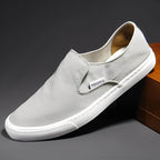 Åndbare og lette slip-on sko til mænd i canvas