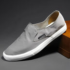 Åndbare og lette slip-on sko til mænd i canvas