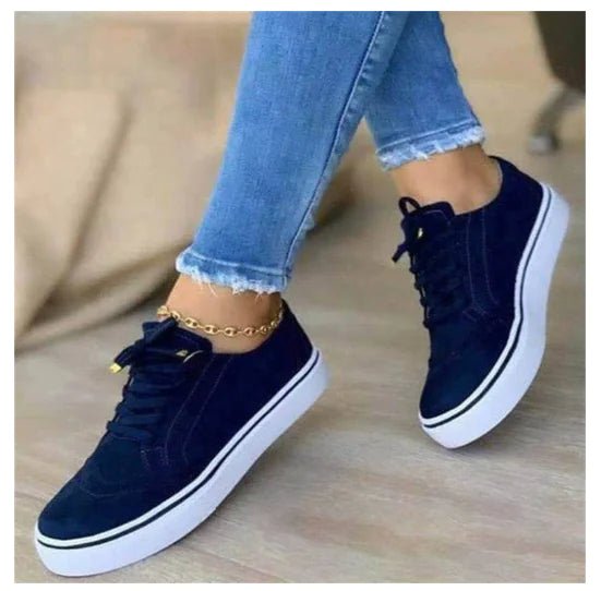 Casual Orthopedic Sneakers with Round Toe Design (One Pair) - StilNord