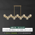 Modern Nordic Crystal Copper Dining Pendant Light