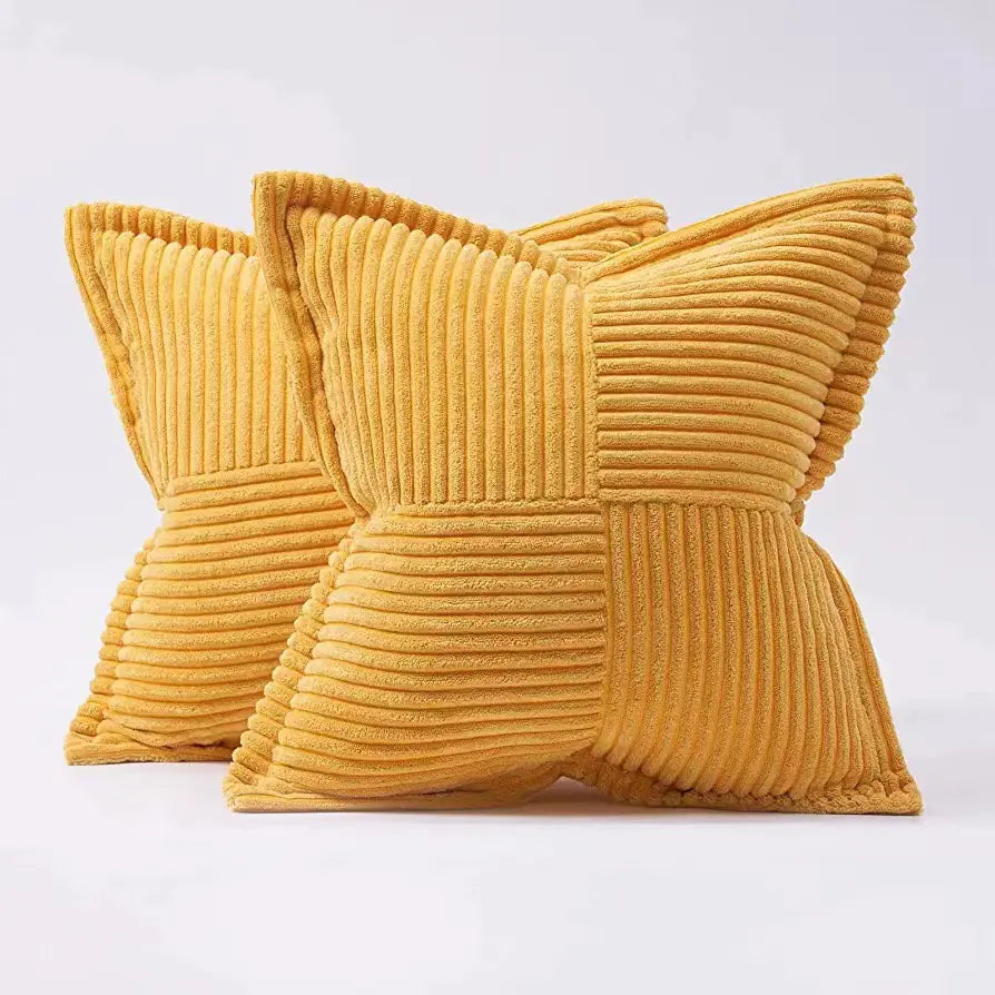 Nordic Corduroy Flying Pillow Cushion Cover