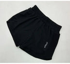 Damehøjttaljede Hurtigtørrende Mesh Sportsshorts med Lommer - StilNord