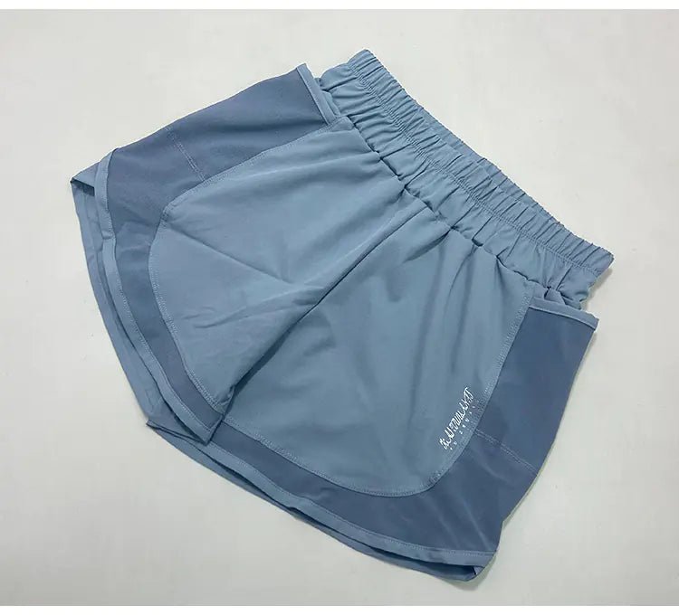 Damehøjttaljede Hurtigtørrende Mesh Sportsshorts med Lommer - StilNord