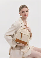 Dobbelt skuldertaske til kvinder i Oxford-stof