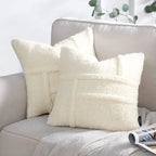 Double - sided Lamb Wool Cushion Cover - StilNord