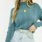 Women's Knit Pullover Sweater for Fall/Winter Collection