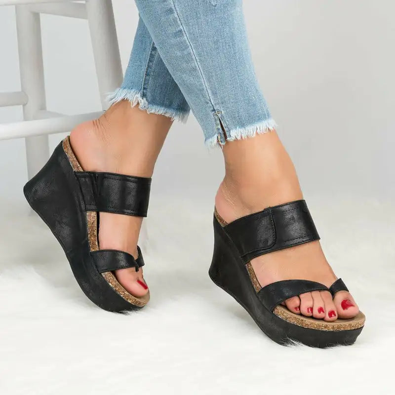 Wedge Flip-Flop Sandals for Stylish Comfort