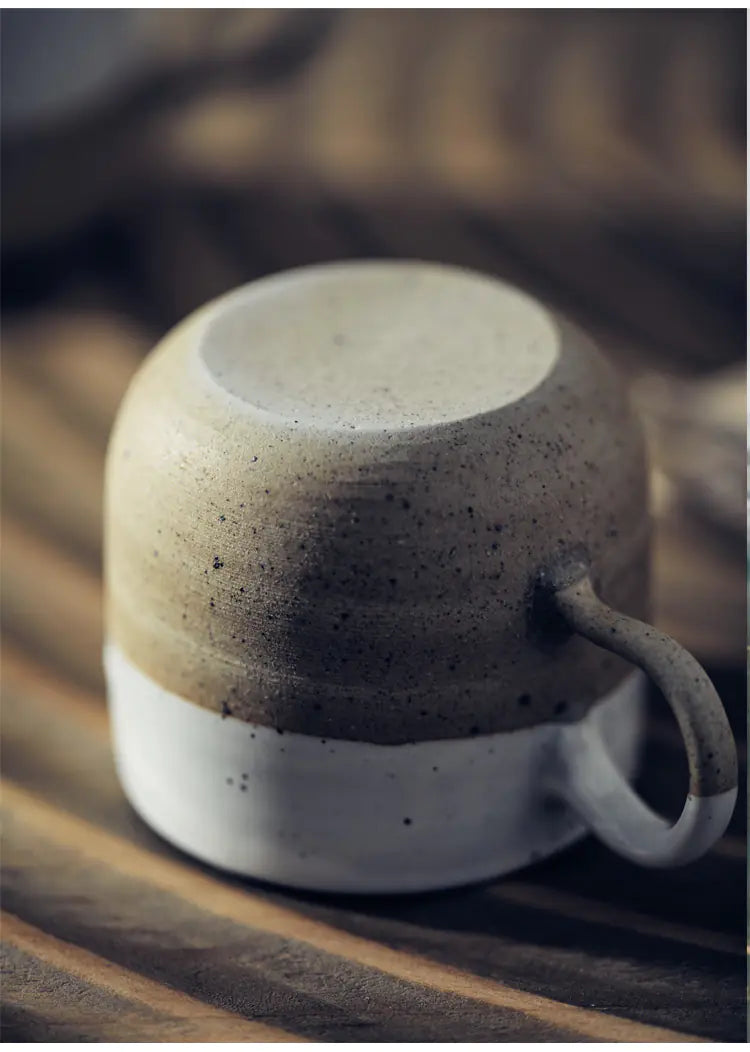 Nordic Style Stoneware Coffee Cup with Matte Finish