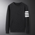 Trendy Knitted Round Neck Casual Sweater Shirt