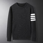 Trendy Knitted Round Neck Casual Sweater Shirt