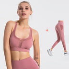 Fashionable Mesh Yoga Set for Women (Wholesale) - StilNord