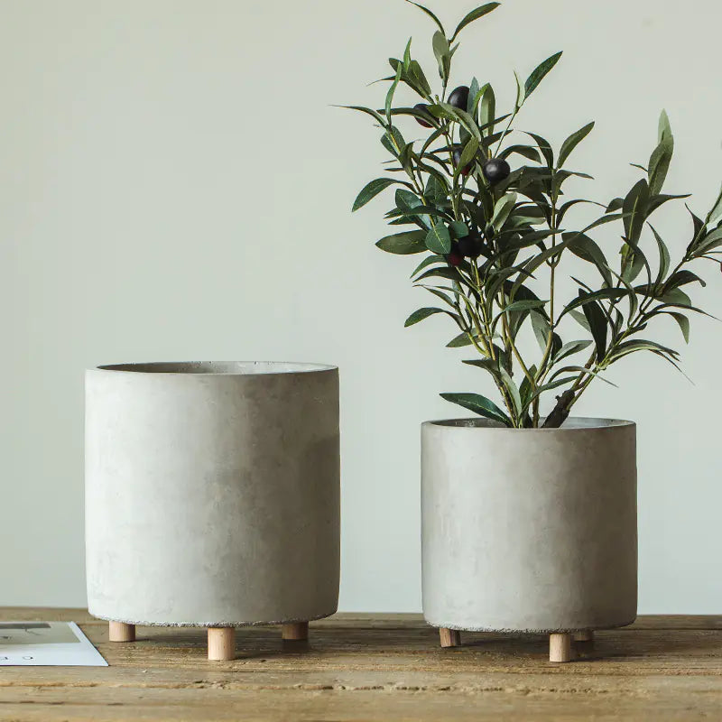 Creative Cement Planter with Legs - Nordic Style