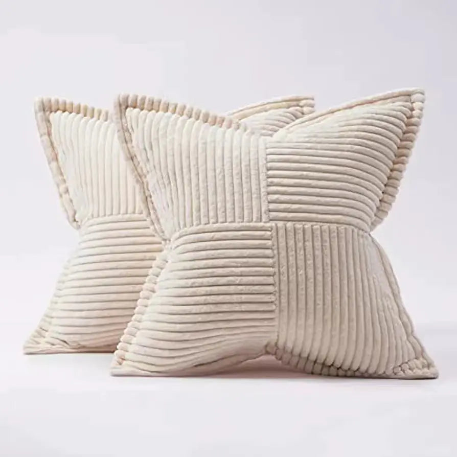 Nordic Corduroy Flying Pillow Cushion Cover