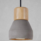 Nordic Creative Modern Colorful Cement Wood Pendant Light