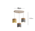 Hængelampe i massivt træ til soveværelse
