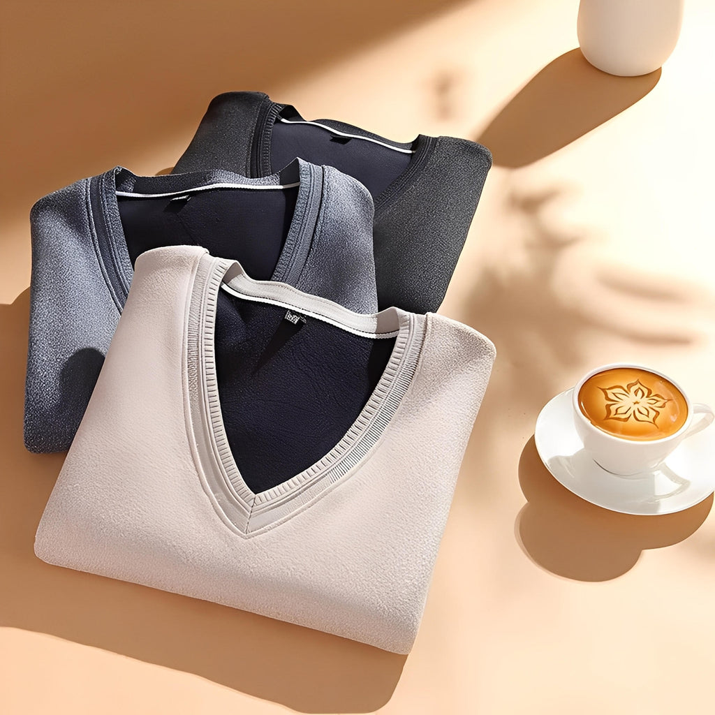 Herre ærmeløs afslappet strikket sweater, pullover vest.