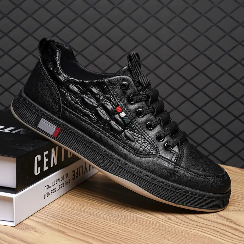 Herre alsidige casual lædersko – forårs - /efterårsstyle - StilNord