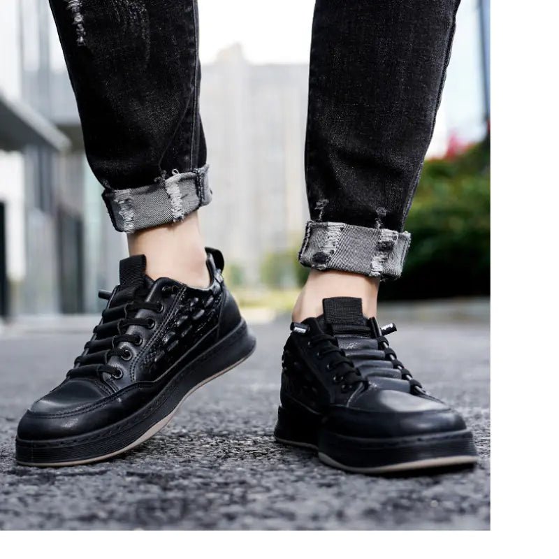 Herre alsidige casual lædersko – forårs - /efterårsstyle - StilNord