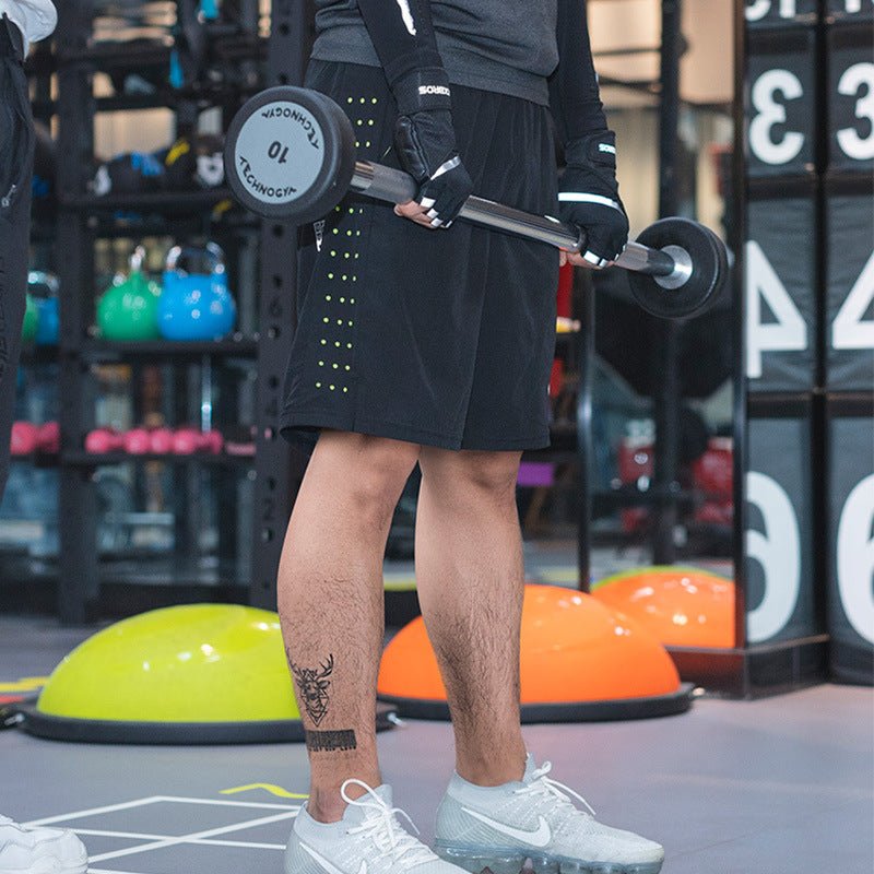 Herreshorts til fitness, løb og træning med indvendig foring - StilNord