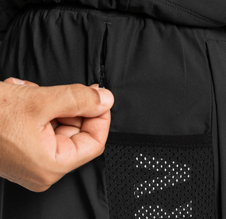 Hurtigtørrende stretch træningsshorts – enkeltlagsdesign - StilNord