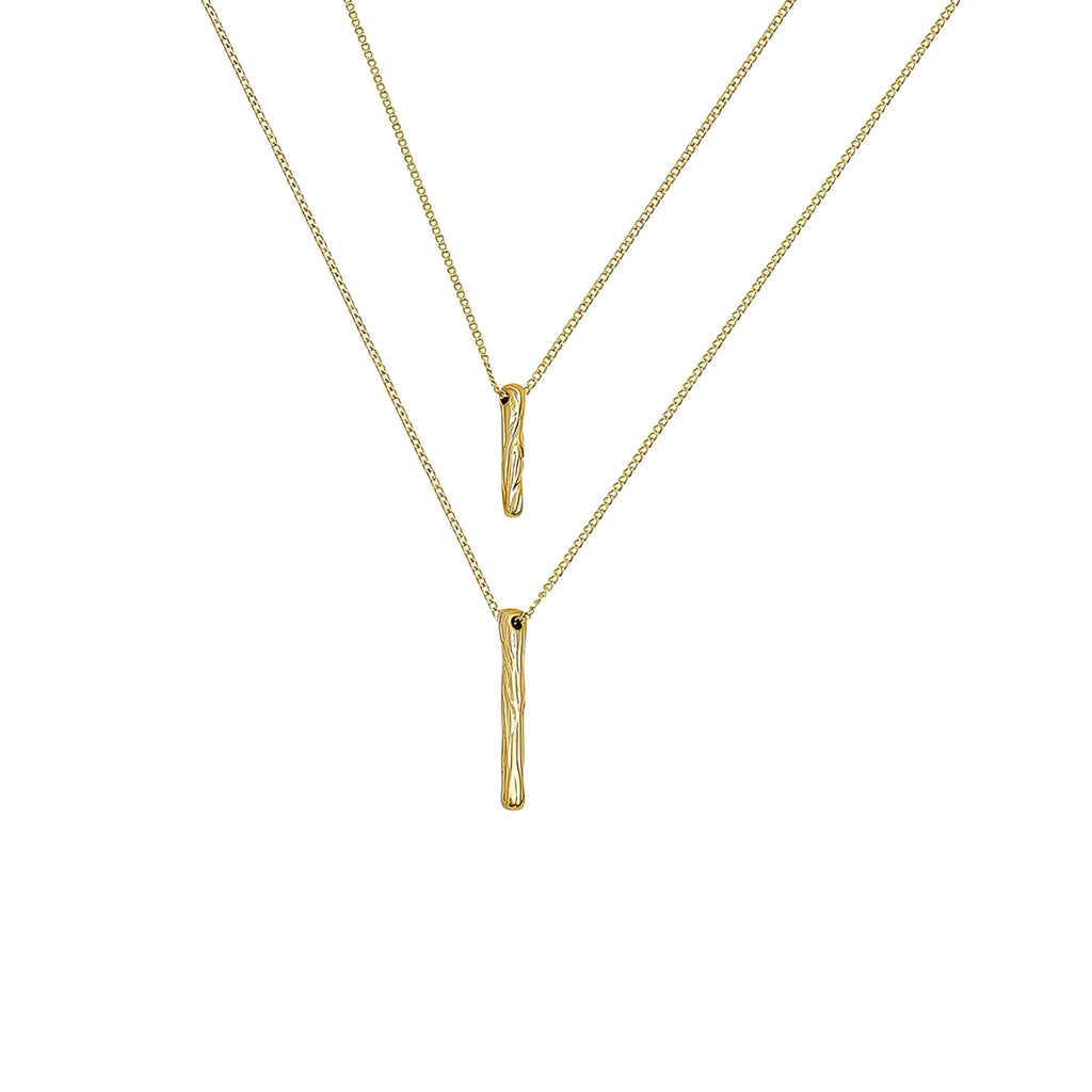 HYACINTH dobbeltlags nostalgisk kæde halskæde til kvinder